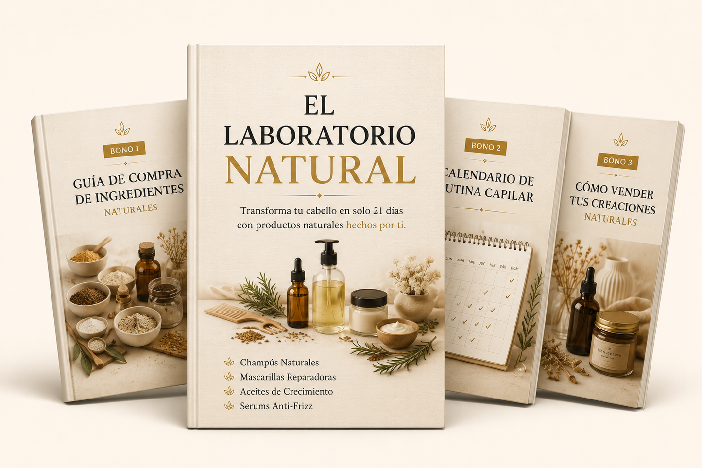 LABORATORIO NATURAL : TRANSFORMA TU CABELLO EN 21 DÍAS